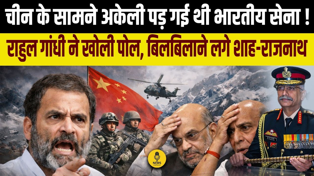 China के सामने अकेली पड़ गई थी भारतीय सेना ! Rahul Gandhi ने संसद में खोला राज । Rahul Gandhi