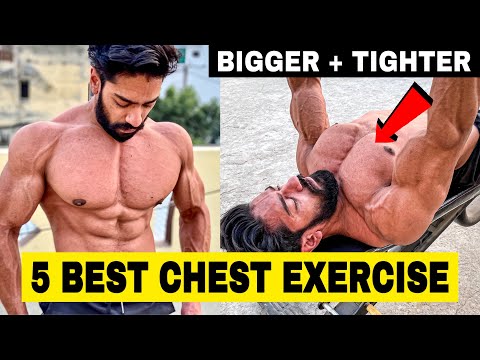 5 BEST EXERCISE FOR BIGGER U0026 TIGHTER CHEST (Sets U0026 Reps Included)