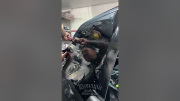 HOW TO: HANDCUT WINDOW TINT | TOYOTA 4RUNNER #windowtint #dynamicAWT #kauai #cartint