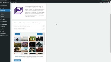 Media Library Recovery - Restore Your Uploads Directory Lost Media - WordPress Plugin