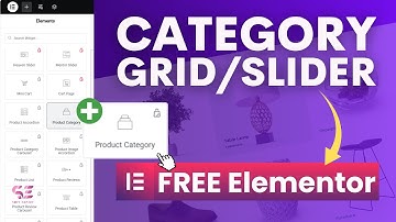 Show Product Categories in Elementor - FREE