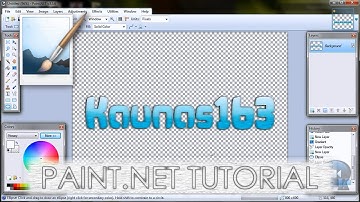 Paint.NET tutorial number 70 - Frozen text