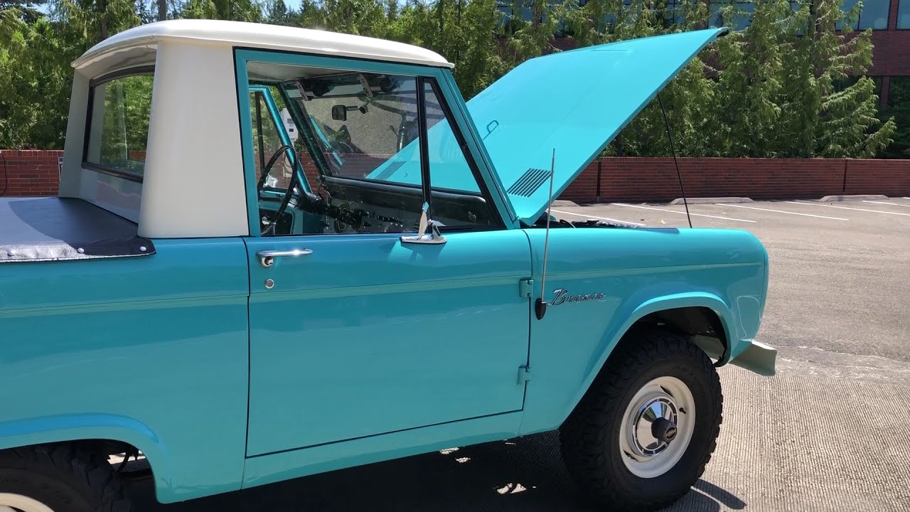 1966 Ford Bronco Half Cab Pickup For Sale On Bat Auctions Closed On July 1 21 Lot 50 501 Bring A Trailer