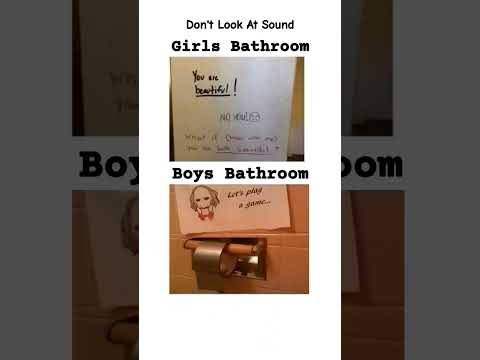 Boys Bathroom Vs Girls Bathroom 