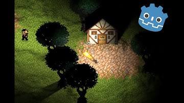 Godot: 2d light effects in my top-down adventure game (Shadow Quest)