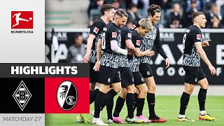 First Win Of Streich’s Farewell Tour! | M’gladbach - Freiburg 0-3 | Highlights | MD 27 – BL 23/24