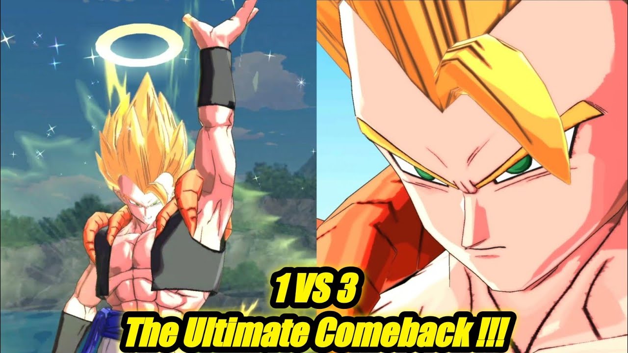 The Ultimate Comeback With Ultra Super Gogeta 1 VS 3 In Legends Battle