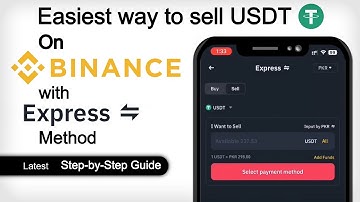 How to Sell USDT on Binance App (Express Method) | Quick Guide for iPhone Users 2024