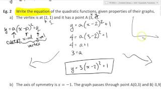 U1L5 - 4.4 Vertex Form Continued (R3) (Eg 2)