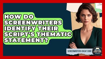 How Do Screenwriters Identify Their Script