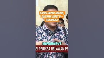 Kasus Ijazah Jokowi, Silfester Sebut 5++ Tersangka! #shorts