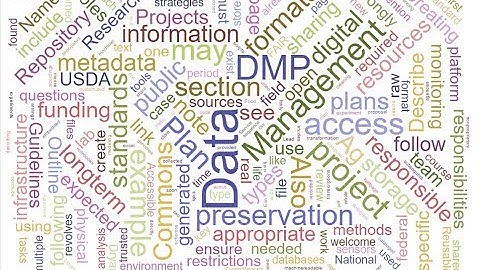 Creating a Data Management Plan