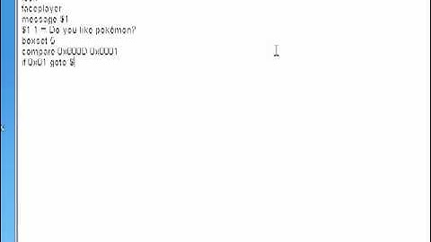 Pokescript Tutorial 2 - Yes/No script