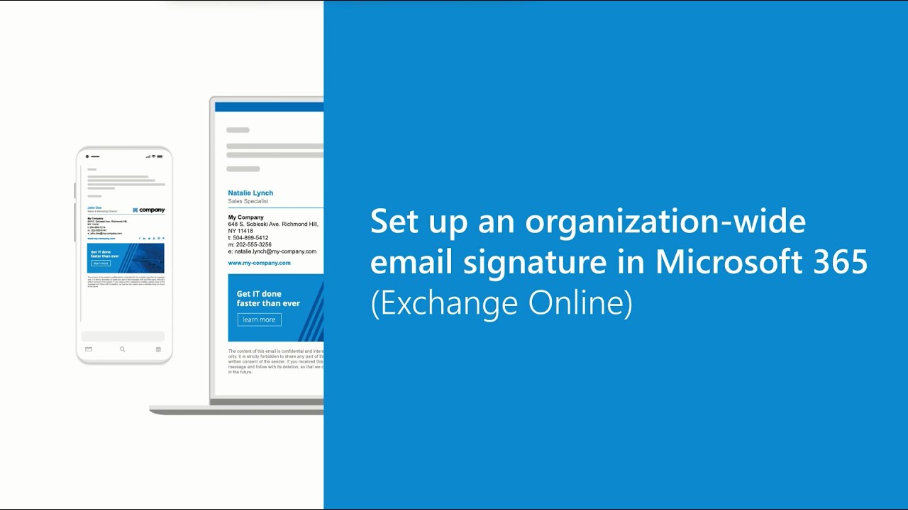 Set Up An Organization wide Email Signature In Microsoft 365 Exchange