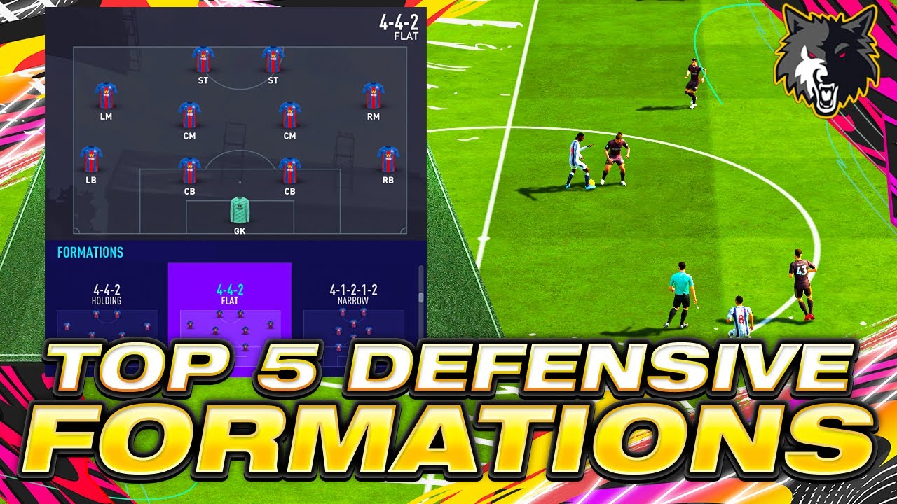 FIFA 21 TOP 5 BEST DEFENSIVE FORMATIONS AND CUSTOM TACTICS FIFA 21 ULTIMATE TEAM BEST TACTICS