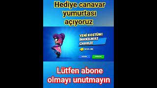 Hediye Canavar Yumurtasi Açiyoruz Brawl Stars 