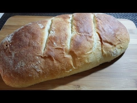 FRESH ITALIAN BREAD LOAF STEP 1 & 2