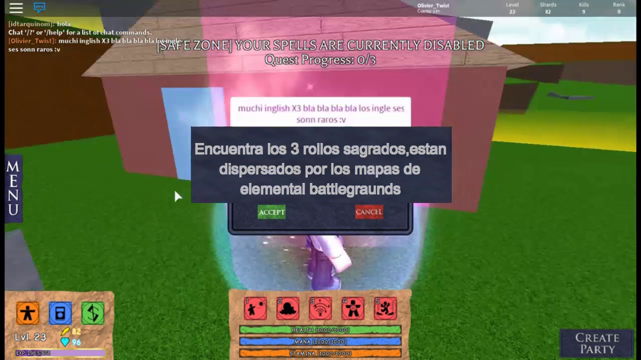 Como Conseguir El Elemento Sound De Elemental Battleground Youtube - como dar mortal no joga roblox elemental battlegrouds