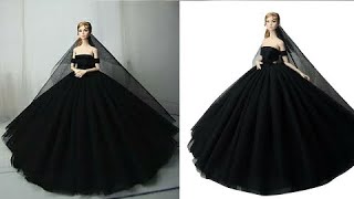 Como fazer roupas para Barbie. Vestidos para Bonecas