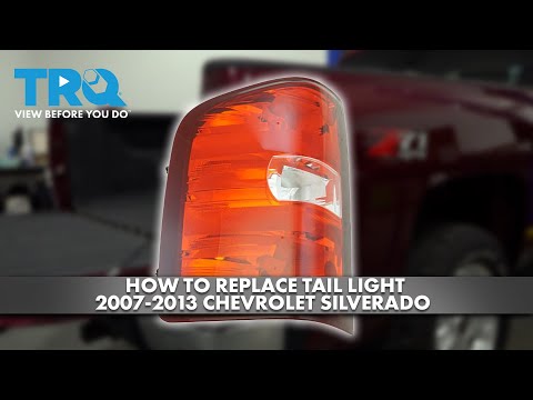 How to replace Tail Light 2007-2013 Chevrolet Silverado