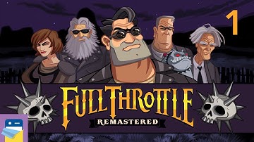 Full Throttle Remastered: iOS iPad Gameplay Walkthrough Part 1 (by Double Fine)