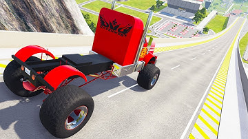 Which Automation Mod Can Fly The Furthest On Car Jump Arena? PART 47 - BeamNG Drive Mods