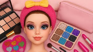 ASMR Barbie & Mickey Cosmic Spa 💫 Skincare, Nails & Makeup 💖 | No Talking | Sleep-Inducing Sounds screenshot 4