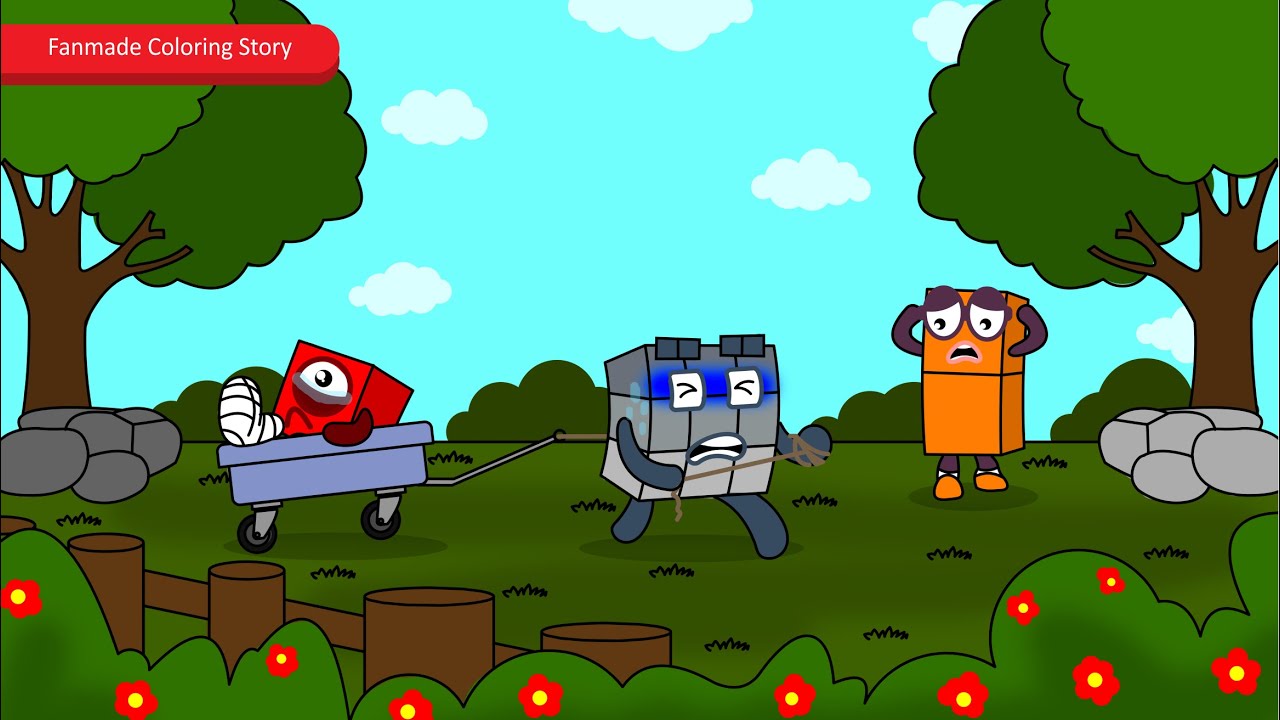 Numberblocks 9 Heroic Haul! Ailing NB 1 Needs a Ride Home Fast ...