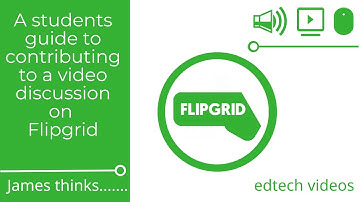A students guide to  contributing a video recording to a Flipgrid