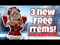 3 NEW FREE ACCESSORIES ON ROBLOX! ☃️🎅🏻