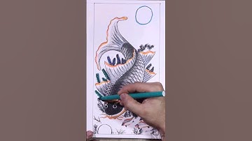 Vẽ cá chép trông trăng #ncplan