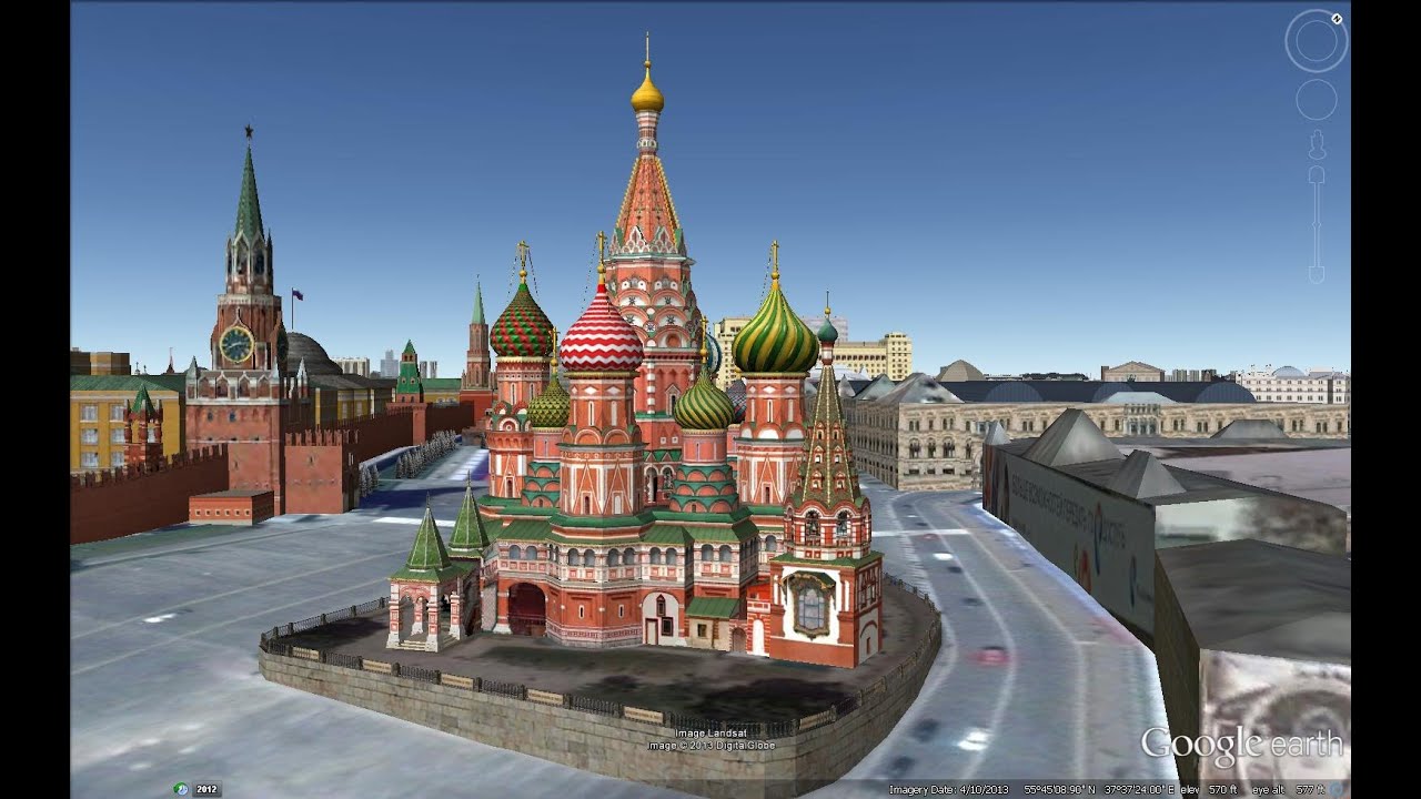 HISTORICAL PLACES OF RUSSIA IN GOOGLE EARTH PART EIGHT ( 8/9 )