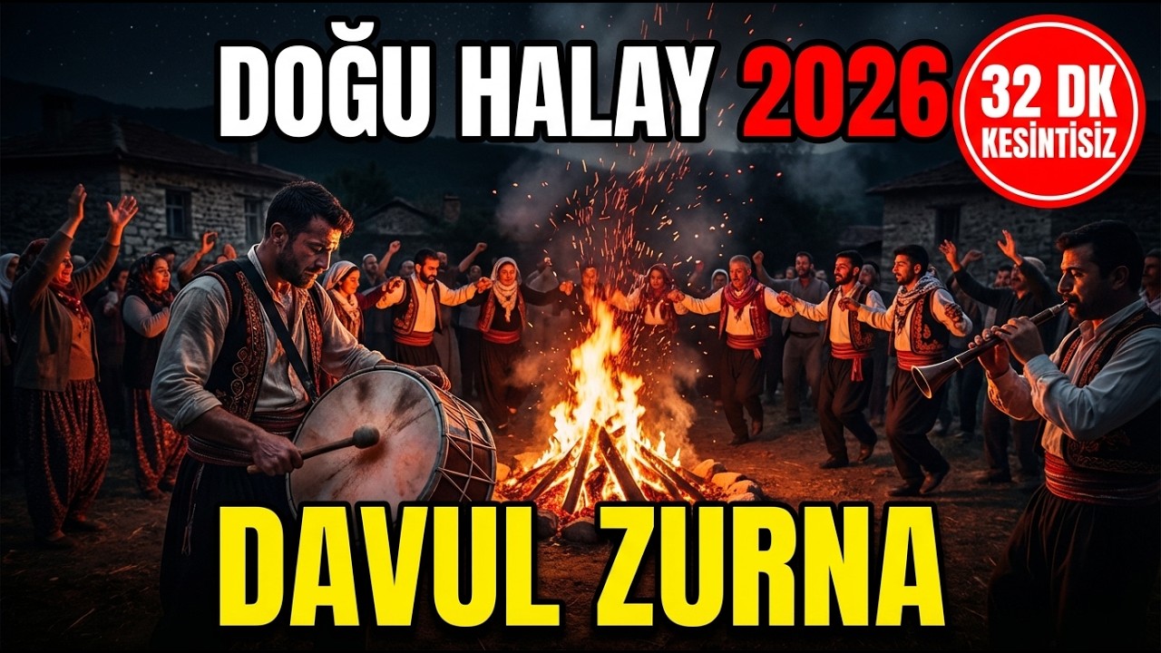🔥 Doğu Halay Şarkıları 2026 | En Çok Çalınan Davul Zurna Set (32 DK)