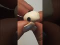Making the Cutest Mini Clay Bunny! 🐰🥕 #shorts #ytshorts #explore #trending