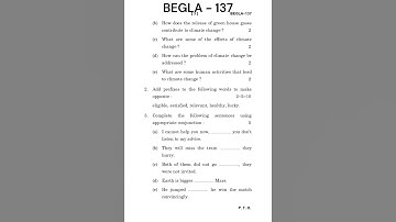 BEGLA-137 : Language Through Literature | previous year question paper | ignou english imp question