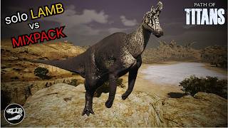 Fighting SF Groups as a Solo Lambeosaurus - Path of Titans  - Gondwa Official #pathoftitans