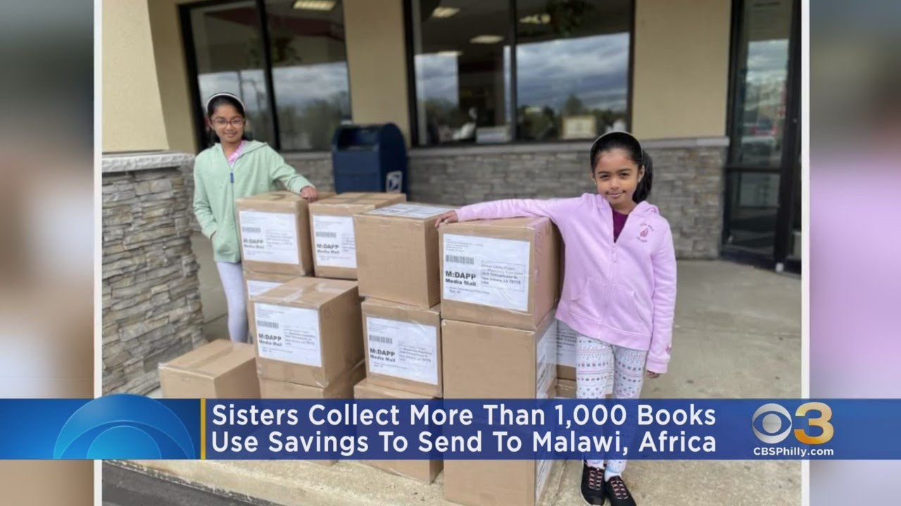 Local Sisters Collect More Than 1,000 Books To Send To Africa