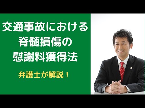 脊髄損傷 後遺障害等級と慰謝料の相場と示談金の計算