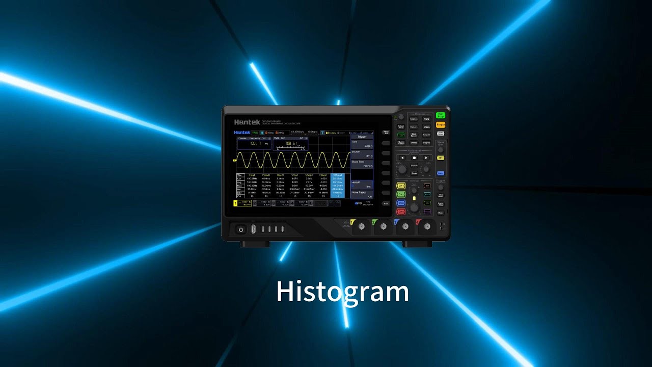 How to use oscilloscope histogram?oscilloscope 