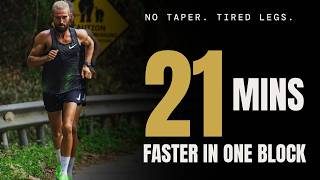 He Took 21 Minutes Off His Half Marathon — No Taper