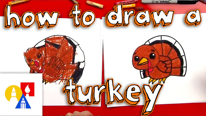 How To Draw A Cartoon Turkey