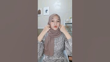 Tutorial Pashmina Simple #shorts #tutorialpashmina