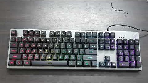 HP K500F Gaming Keyboard with RGB Unboxing Video