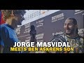 Jorge masvidal crosses paths with ben askrens son