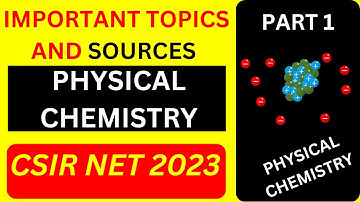 important topics of physical chemistry|csirnet 2023|csir net notification|must read topics|sources