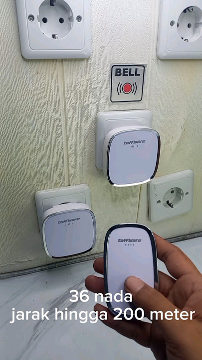 Download lagu Taffware Bel Pintu Rumah Wireless Doorbell Waterproof 59 Tones #belrumah #taffware #belrumah #ant...