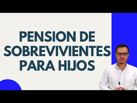 Video: Cómo Obtener Una Pensión De Supervivencia Para Un Hijo