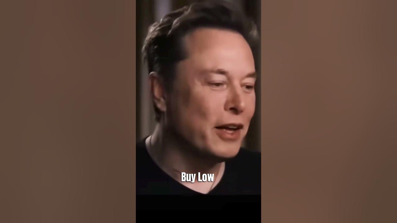Elon Musk's Best Investment Advice! Solid Stock Trading Princples for