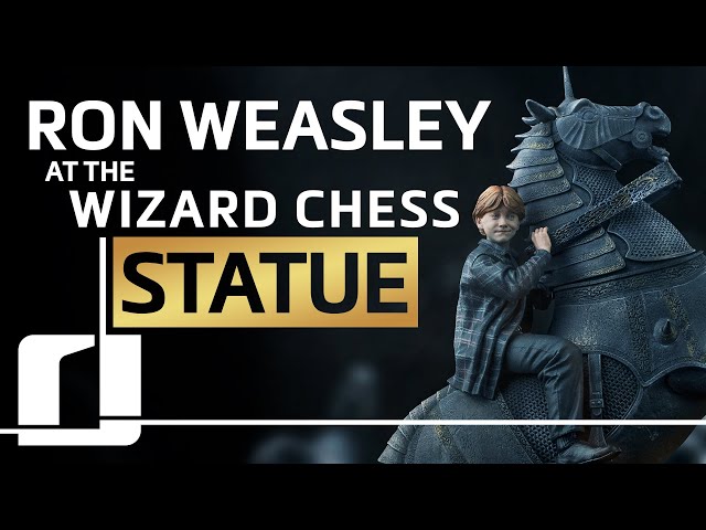 Estátua Ron Weasley at the Wizard Chess Deluxe - Harry Potter - Art Scale  1/10 - Iron Studios - Iron Studios Online Store