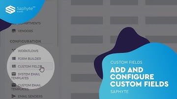 Custom Fields - Add and Configure Custom Fields - Saphyte